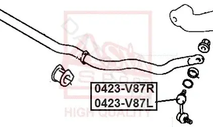 Стойки стабилизатора ASVA 0423-V87R