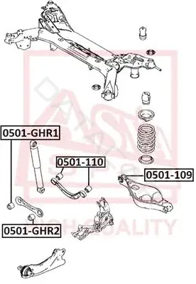 Сайлентблок рычага ASVA 0501-110