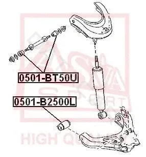 Сайлентблок рычага ASVA 0501-BT50U