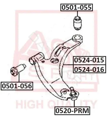 Шаровая опора ASVA 0520-PRM