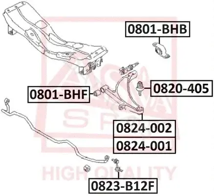Шаровая опора ASVA 0820-405