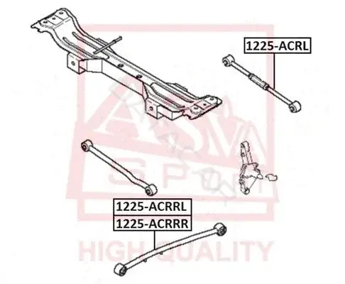 Рычаги ASVA 1225-ACRL