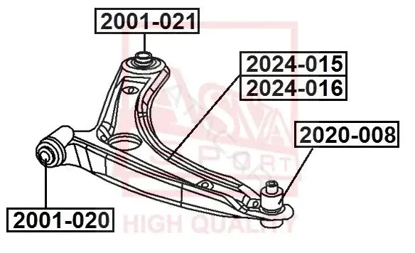 Рычаги ASVA 2024-015