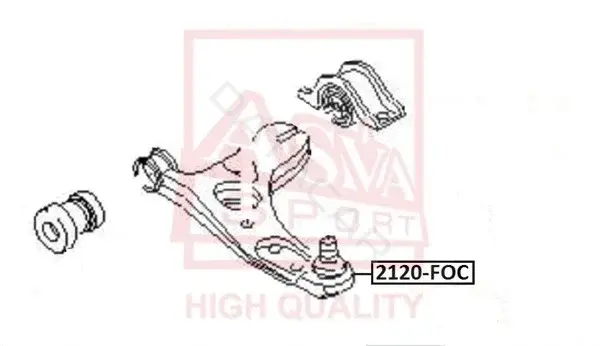 Шаровая опора ASVA 2120-FOC