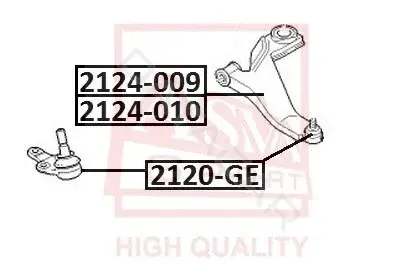Шаровая опора ASVA 2120-GE