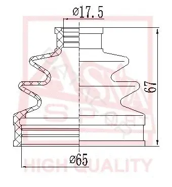 Пыльник шруса ASVA ASBT-2191