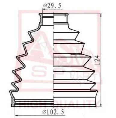 Пыльник шруса ASVA ASBT-T52
