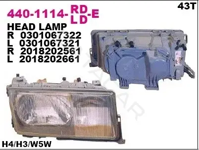 Фары DEPO 440-1114R-LD-E