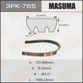 Ремень ручейковый MASUMA 3PK-765