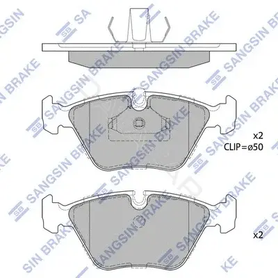 Тормозные колодки Hi-Q SP1389