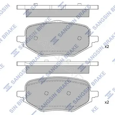 Тормозные колодки Hi-Q SP2754