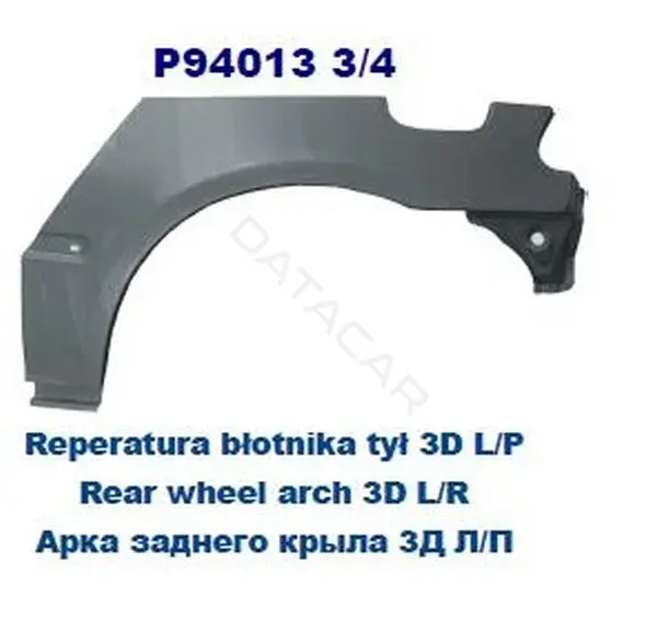Крыло заднее правое POTRYKUS P940133