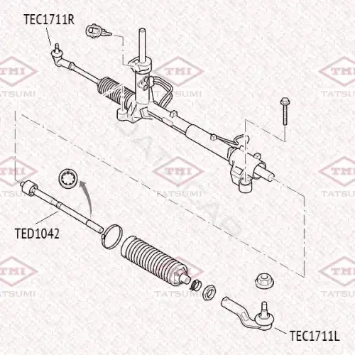 Рулевая тяга TATSUMI TED1042
