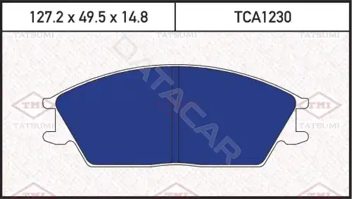 Тормозные колодки TATSUMI TCA1230