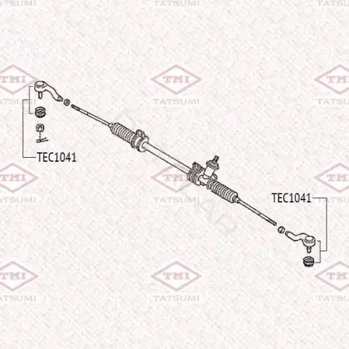 Рулевые наконечники TATSUMI TEC1041