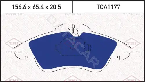 Тормозные колодки TATSUMI TCA1177