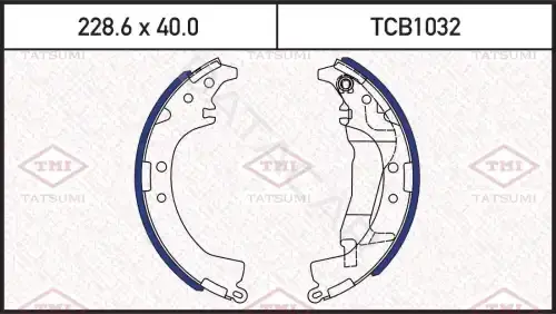 Барабанные колодки TATSUMI TCB1032