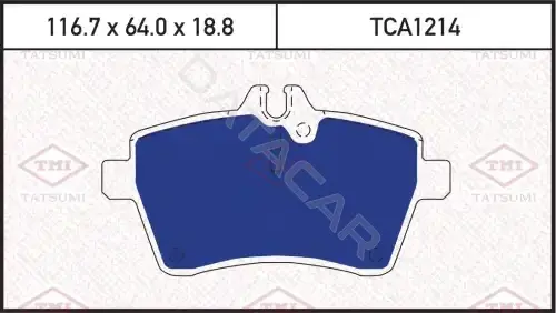 Тормозные колодки TATSUMI TCA1214