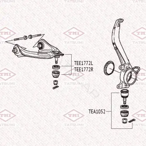 Рычаги TATSUMI TEE1772R