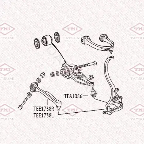 Рычаги TATSUMI TEE1738L