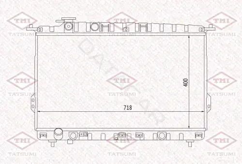 Радиатор охлаждения TATSUMI TGA1049