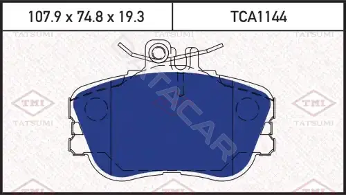Тормозные колодки TATSUMI TCA1144
