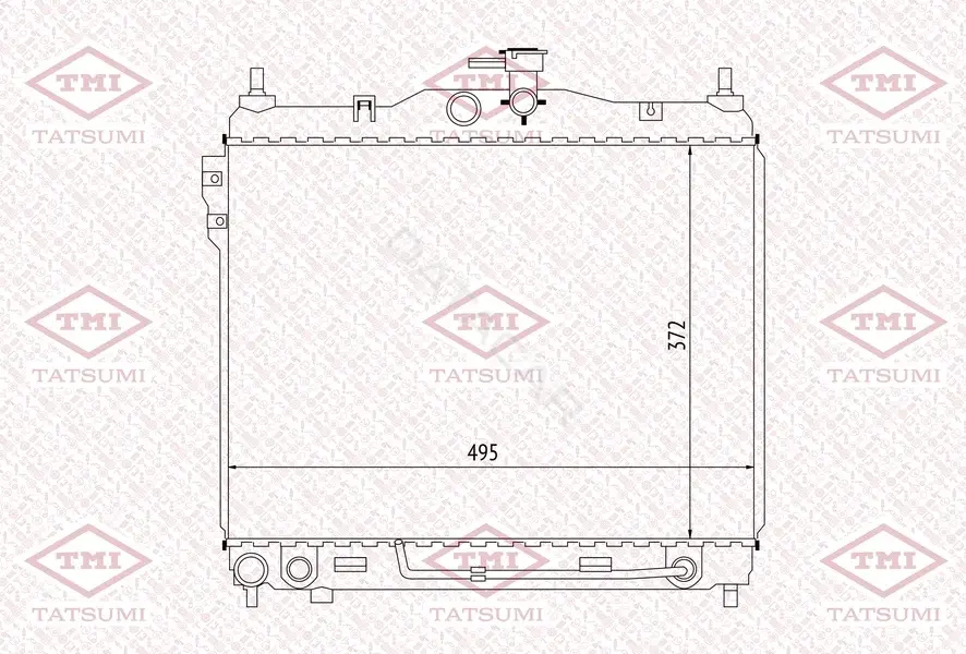 Радиатор охлаждения TATSUMI TGA1054