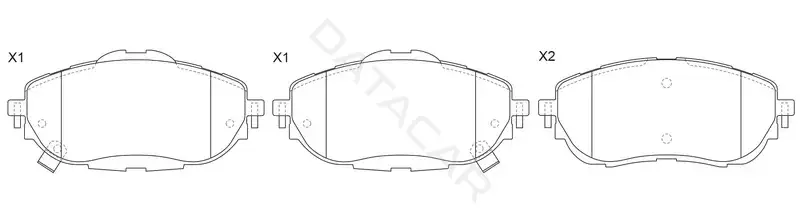 Тормозные колодки SB NAGAMOCHI BP21001