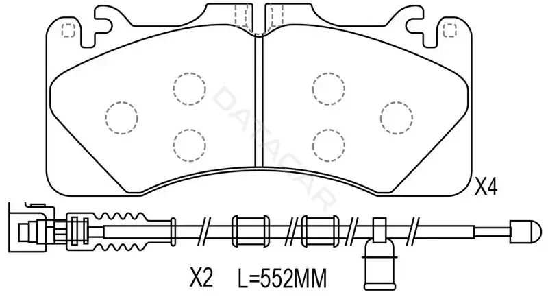 Тормозные колодки SB NAGAMOCHI BP21010W