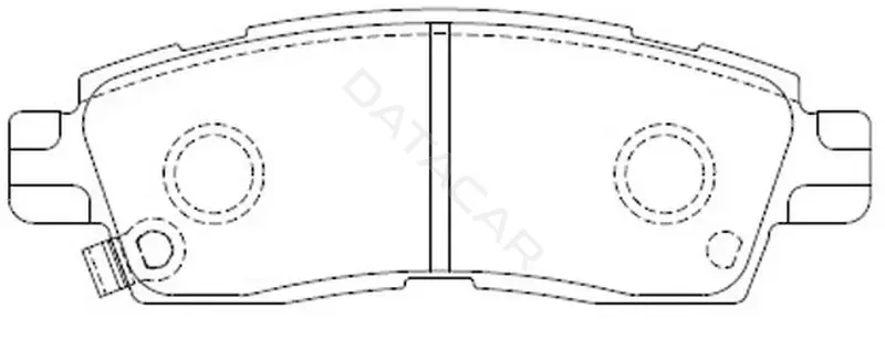 Тормозные колодки SB NAGAMOCHI BP24802
