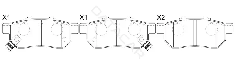 Тормозные колодки SB NAGAMOCHI BP28206