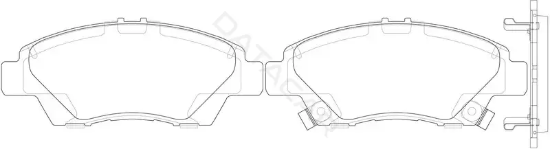 Тормозные колодки SB NAGAMOCHI BP28868