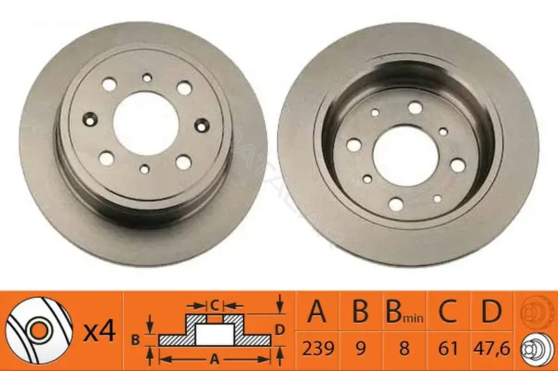 Тормозные диски SB NAGAMOCHI BR28104