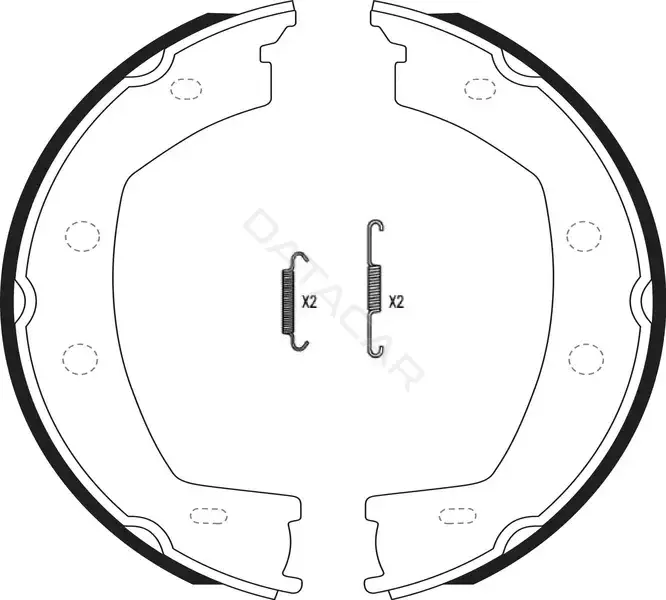 Барабанные колодки SB NAGAMOCHI BS47002