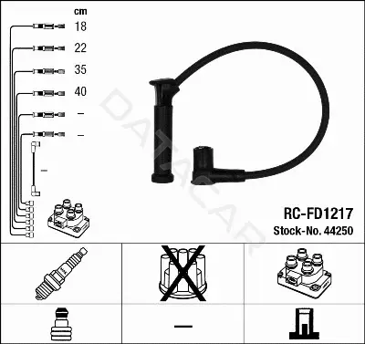 Высоковольтные провода NGK 44250