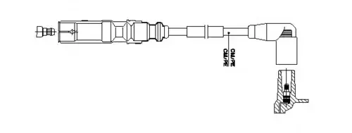 Высоковольтные провода BREMI 1A22E26