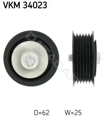 Ролик ремня генератора SKF VKM34023