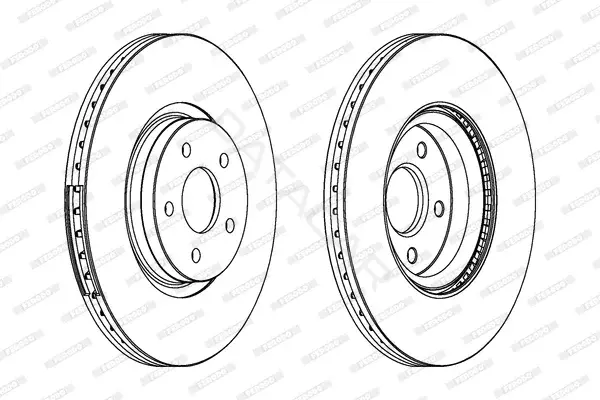 Тормозные диски FERODO DDF1649C-1