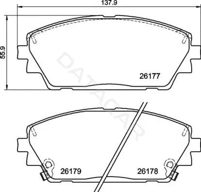 Тормозные колодки BREMBO P49065