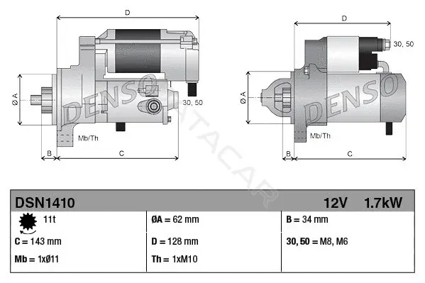 Стартер DENSO DSN1410