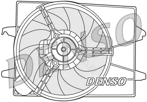 Вентилятор радиатора DENSO DER10003