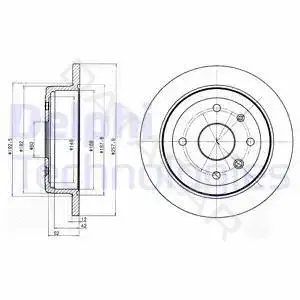 Тормозные диски DELPHI BG4194
