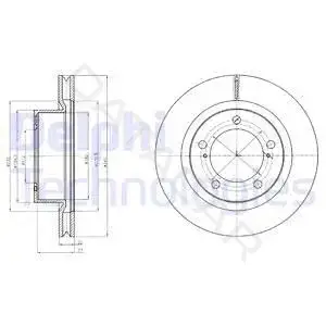 Тормозные диски DELPHI BG9067