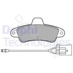 Тормозные колодки DELPHI LP853