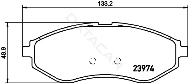 Тормозные колодки BEHR/HELLA/PAGID 8DB355028-121