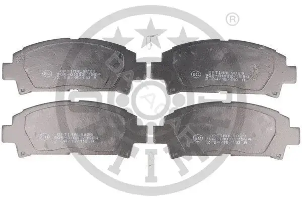 Тормозные колодки OPTIMAL BP-09829