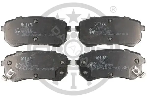 Тормозные колодки OPTIMAL BP-12355