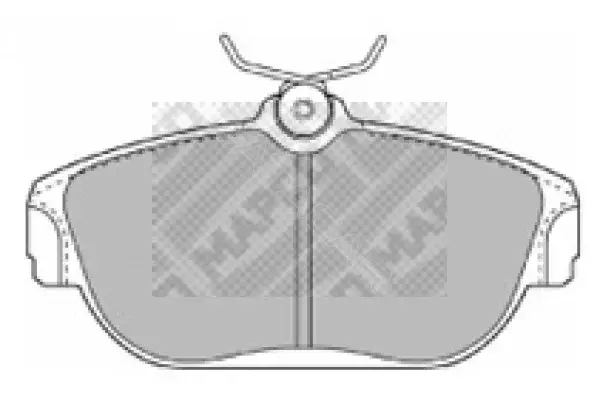 Тормозные колодки MAPCO 6366