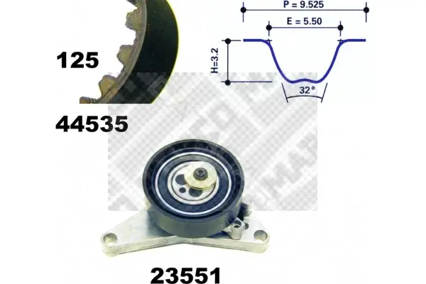 Комплект ГРМ MAPCO 73535