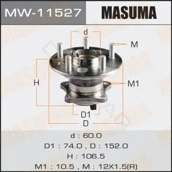 Подшипник ступицы MASUMA MW-11527